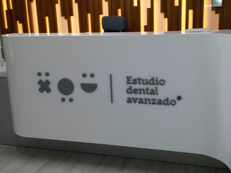 recepción clínica dental