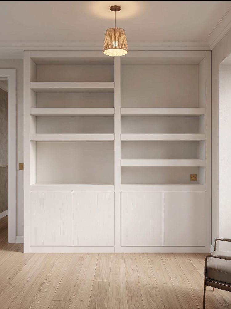 librería en salón