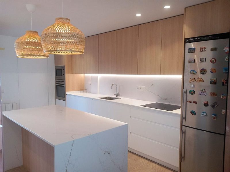 cocina moderna con isla